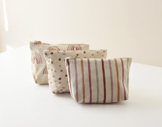 Makeup Bag Cosmetic Pouch Zipper Pencil Case Birthday Present Toiletry Organizer Make Up Women Gift