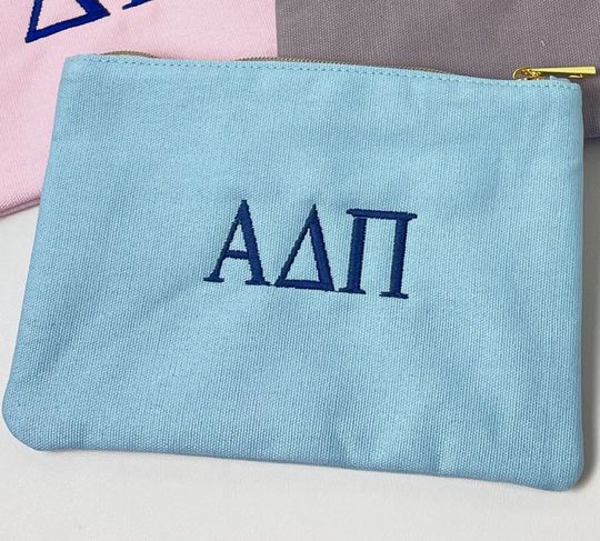 Alpha Delta Pi Cosmetic Bag - Pencil Charger Adpii Gift Sorority