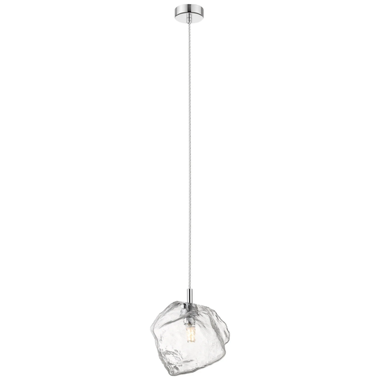 Boulder 1-light Chrome Mini Pendant