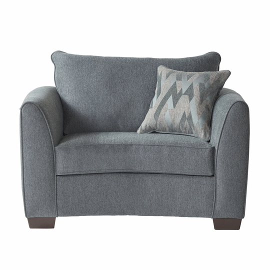 Roundhill Furniture Ermera Transitional Fabric Arm Chair