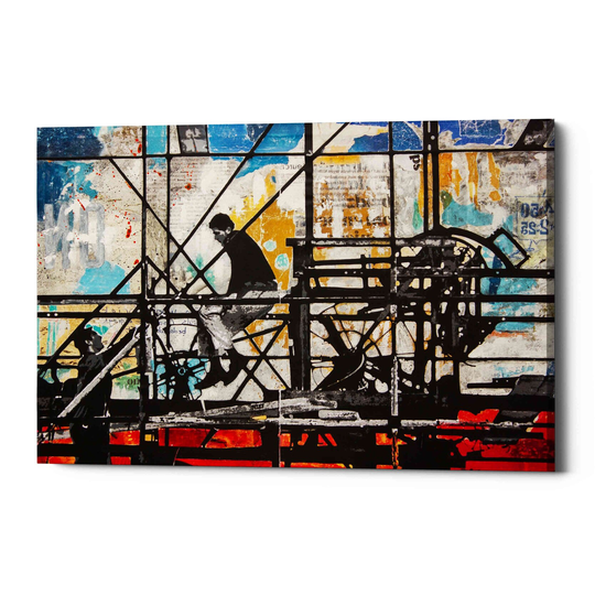 Epic Graffiti 'Four Corners' by DB Waterman, Canvas Wall Art
