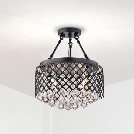 Alhena 4-light Semi-flush-mount Fixture