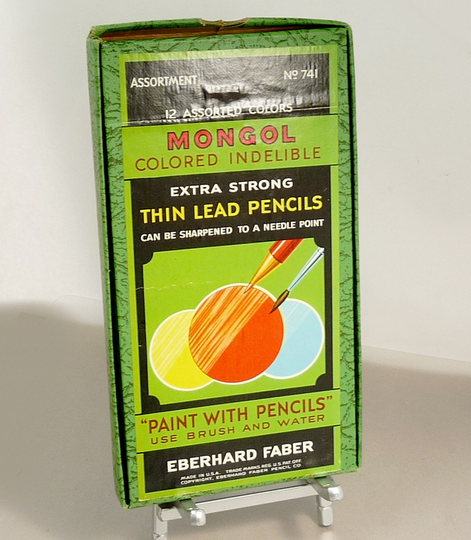 1950S Mongol Colored Pencils in Box Paint With