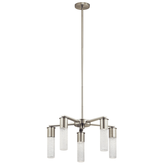 elan Glacial Glow Brushed Nickel 4-light Pendant
