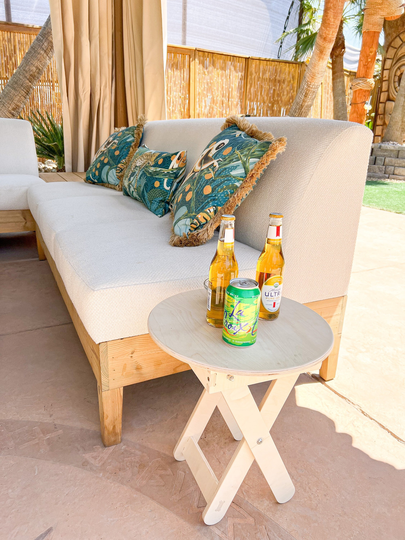 Penny- Picnic Side Table - Foldable Kids All Ages Low Wood Outdoor Drink