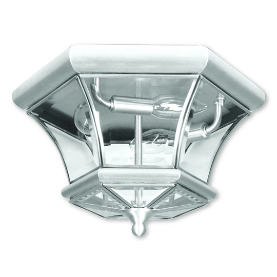 Livex Lighting Monterey/Georgetown Brushed Nickel 3-light Ceiling Mount
