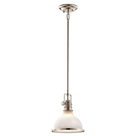 Kichler Lighting Hatteras Bay Collection 1-light Polished Nickel Mini Pendant