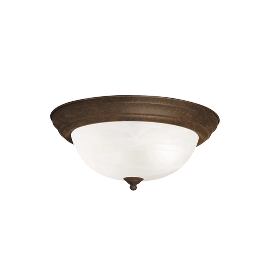 Kichler Lighting Transitional 2-light Tannery Bronze Flush Mount