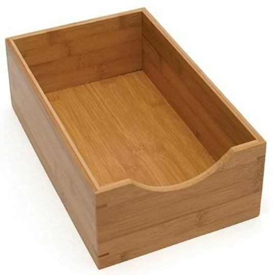 YBM HOME Bamboo Drawer Storage Organizer Box - 2