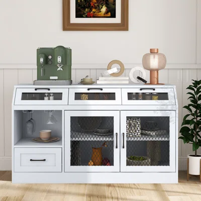 Jaffrey 54.01" Wide 4 Drawer Sideboard