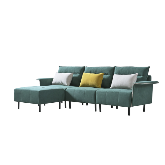 Sofa Couch Mid-Century Tufted Love Seat