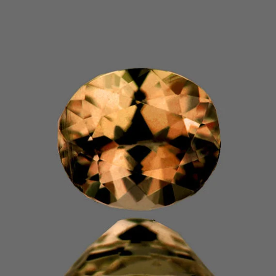Natural Color Change Garnet, 5.5x4.5 Mm, 0.71Ct, Oval, 1 Piece, Vvs Clarity, Faceted Cut, Earthly Mined Loose Gemstone