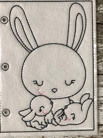 Easter Egg Rabbit Reusable Coloring Pages Busy Book Quiet Dry Erase Birthday Party Favor Gift