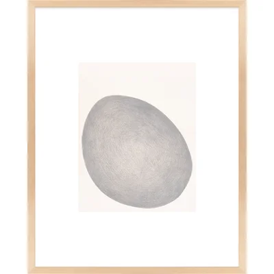 Lucian Watercolor Ribbon II by Emma Caroline - Picture Frame Painting Print on Paper