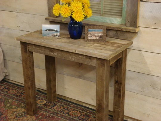 Driftwood Sofa Table | 26" X 12" 29" H | Pictured Is 36"X17"X 30"
