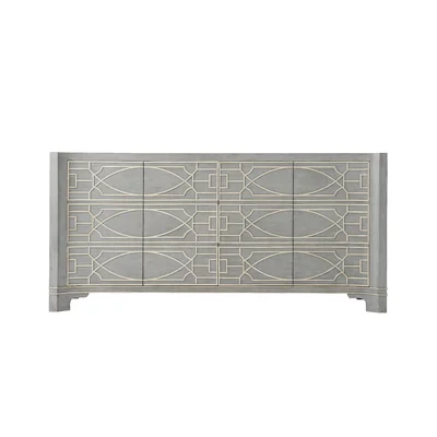 Morning Room 76.25" Wide Mahohany Wood Sideboard