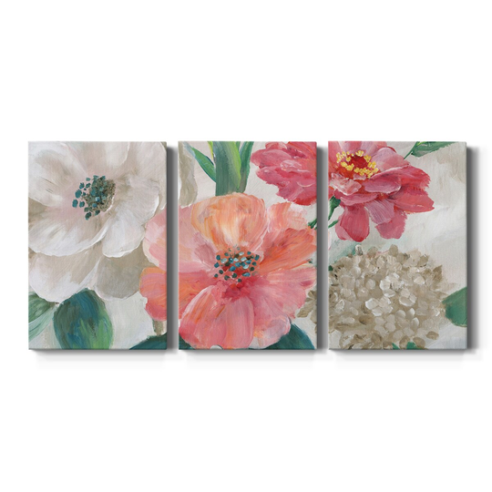 Color Pop Bouquet- Premium Gallery Wrapped Canvas - Ready to Hang
