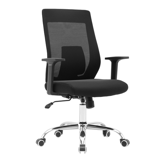 Porthos Home Gage Office Chair, Mesh Back, Roller Caster Wheels