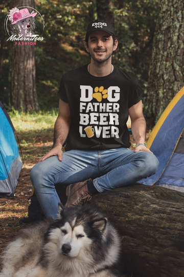Dog Father Beer Lover Gift Shirt, Father's Day Dad Gift, Gifts For Dad, Men's Shirts, Shirt For Men