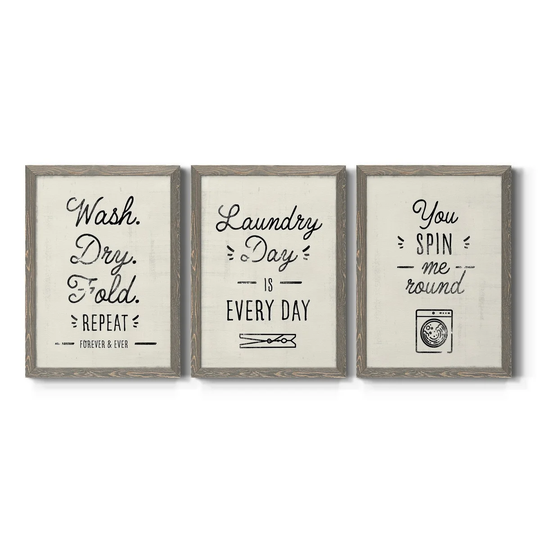 Laundry Room I-Premium Framed Canvas - Ready to Hang - Multi-Color