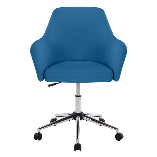 Home Office Adjustable Height Chair, Swivel Adjustable Task Chair Executive Accent Chair with Soft Seat
