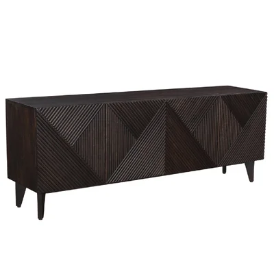 80" Wide Acacia Wood Sideboard