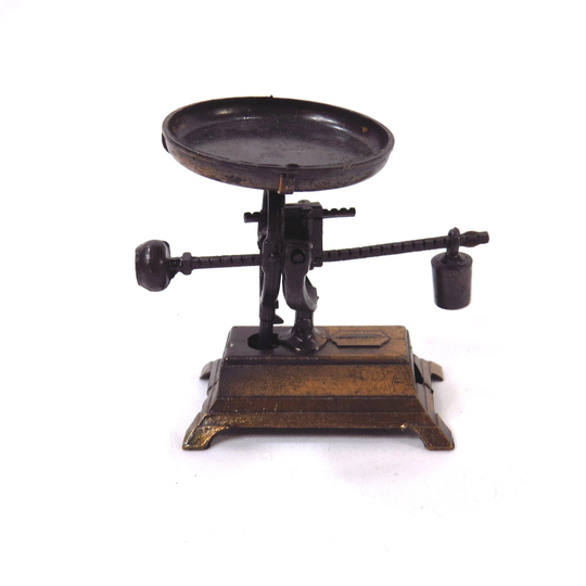 Vintage Die Cast Scale Pencil Sharpener Durham Industries Miniature
