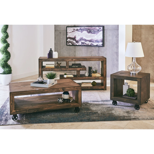Picket House Furnishings Jordan End Table in Latte