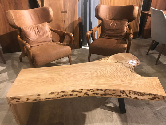 Live Edge Coffee Table, Furniture, Wood Solid Custom Order, Rustic, Scandinavian Coffee Table | Free Shipping