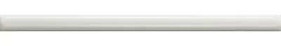 Countryside 12" x 0.63" Glossy Ceramic Pencil Liner Tile Trim in White