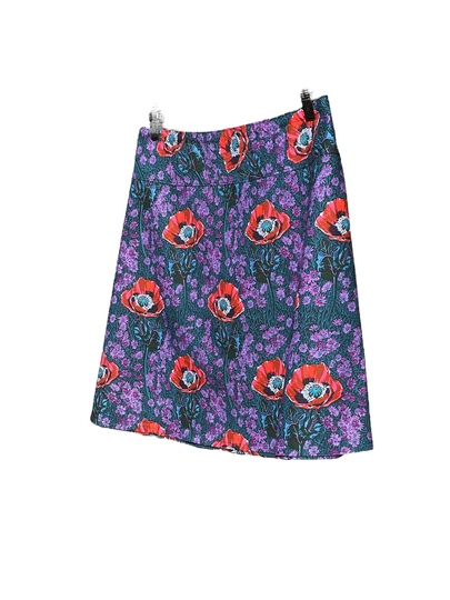 Poppy Skirt, Floral A-Line Skirt, Simple A-Line, Custom Made in All Sizes, & Lengths