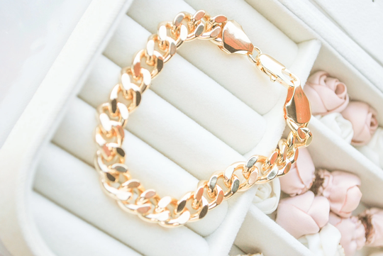 8mm Cuban Link, Chunky Bracelets, Cuban Bracelet, Gold Bracelet, Chain Bracelet, Chunky Gold Chain, Statement Chain, Gold Dipped