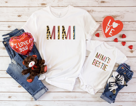Mimi's Bestie Shirt, Grandma & Granddaughter Shirts, Gift For Mimi, Future Cool Mimi Tee Best Birthday Matching Shirts