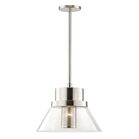 Hudson Valley Paoli 1-light Polished Nickel Large Pendant