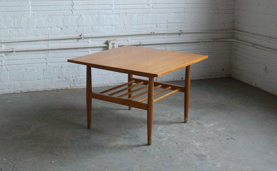 Drexel Coffee Table // Side Attributed To Milo Baughman
