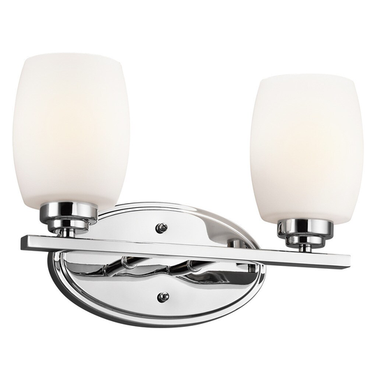 Kichler Lighting Eileen Collection 2-light Chrome Bath/Vanity Light