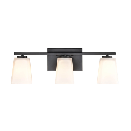 Millennium Lighting 3 Light Matte Black Bathroom Vanity Light