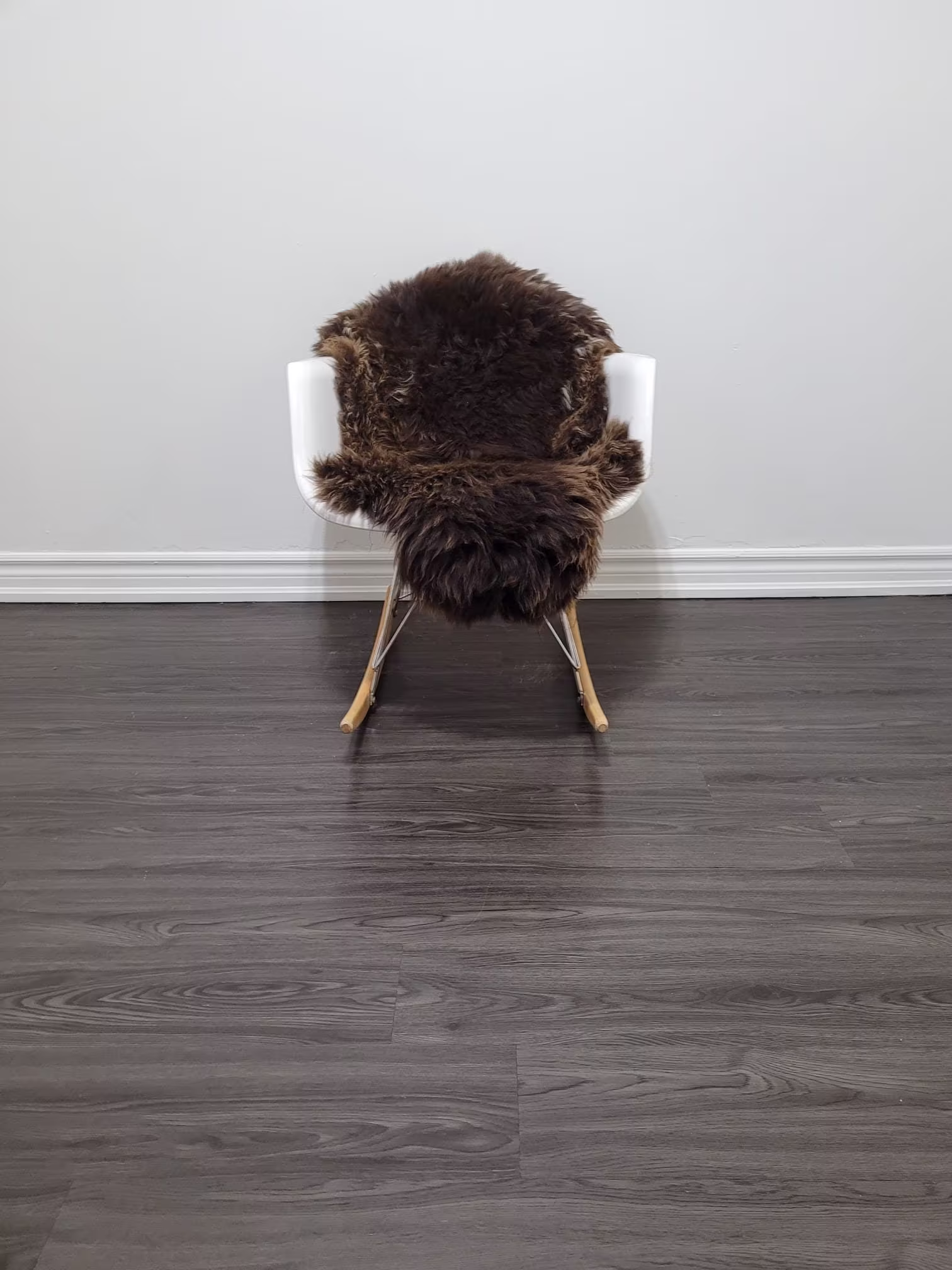 Real Sheepskin Rug Shaggy Chair Cover Scandinavian Home Throw Sheep Skin Brown Decor Rugs