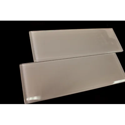 4" x 12" Glass Mosaic Subway Wall Tile