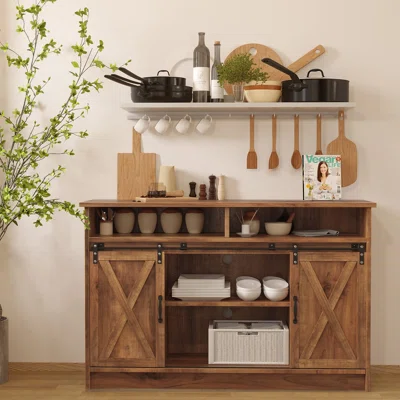 52" Wide Sideboard White