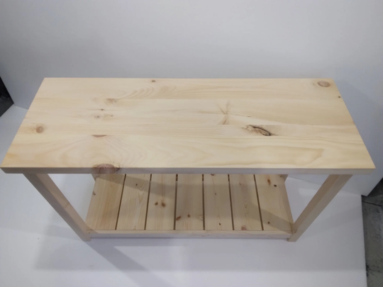 Unfinished Farmhouse Sofa Table/Wood Modern Urban Cottage Table/ Rustic