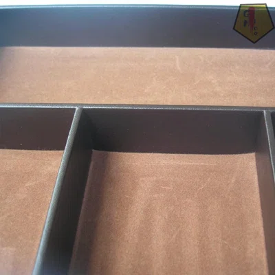 Leather Drawer Tray Desk Stationery Sundries Gadget Organizer Storage Box Pen Pencil Holder Container