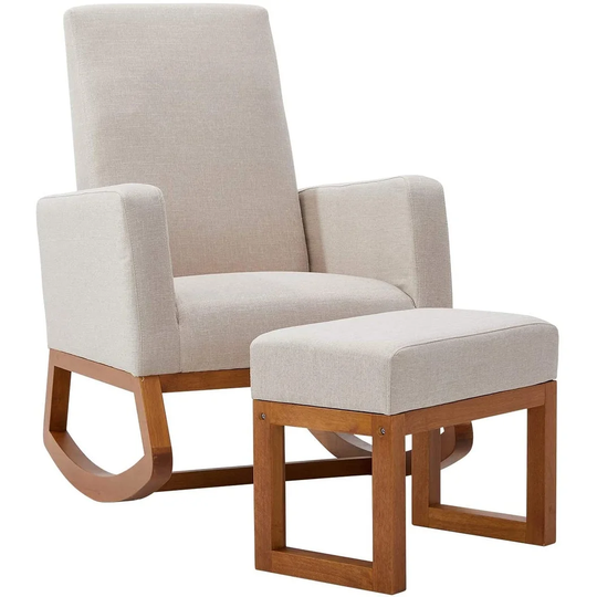 EROMMY Rocking Chair Mid Century Accent Chair