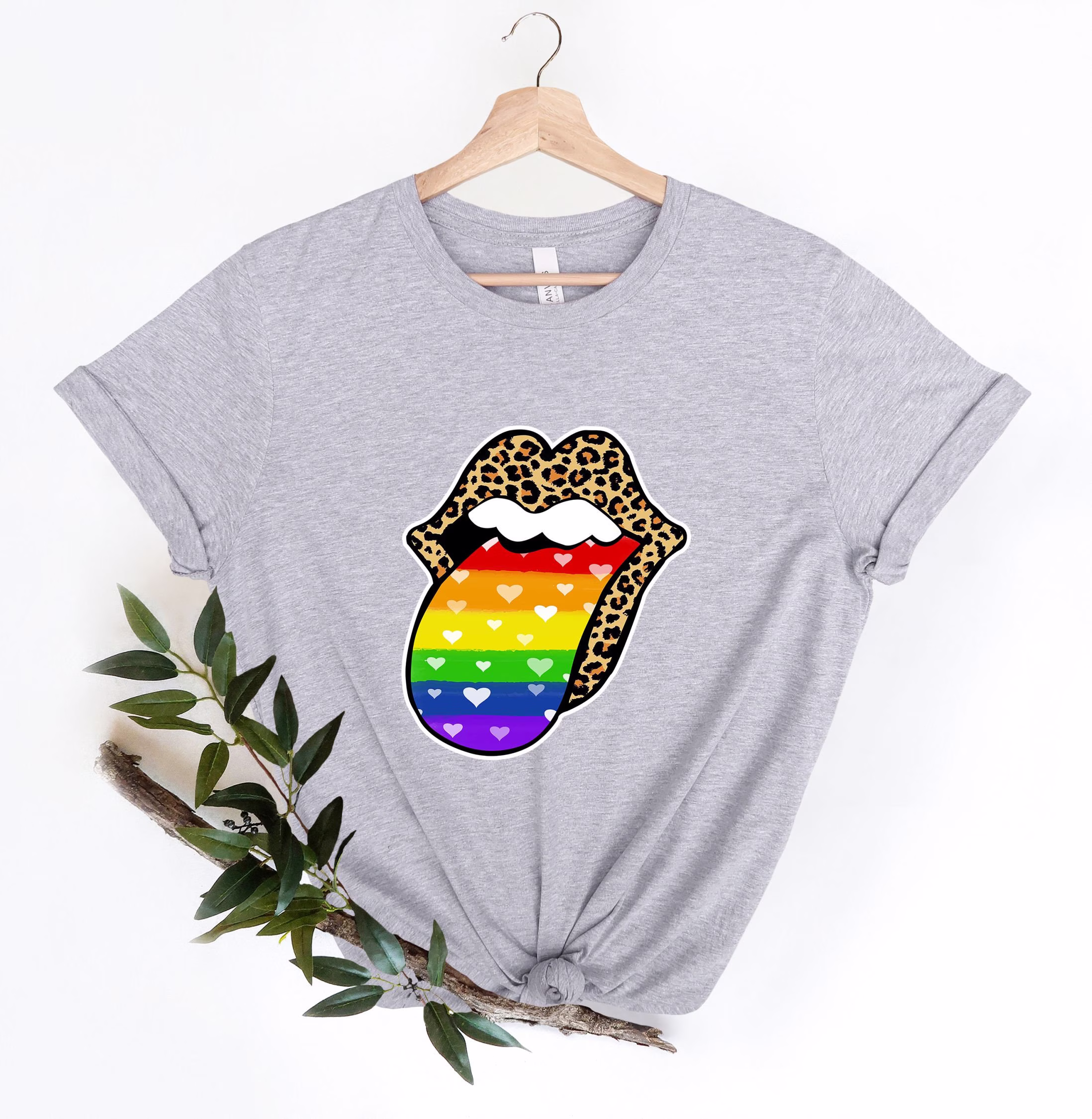 Colorful Lips Shirt, Cheetah Cool Gift Inspirational Shirt