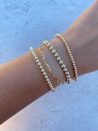 The Everyday Stack Set Of 4 Bracelets Gold Filled Or Sterling Silver
