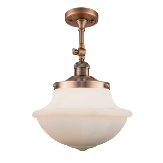 Innovations Lighting Large Oxford 12" Wide Semi-Flush Ceiling Fixture