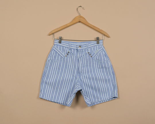 Rockies Size 25 Striped Vintage Denim Shorts