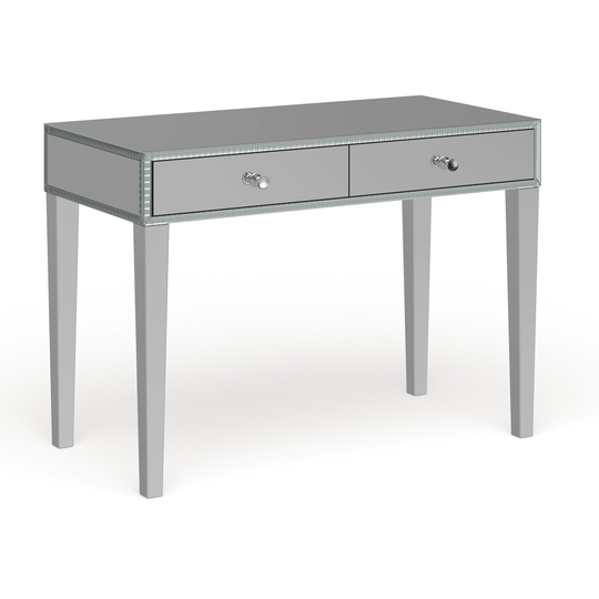 Silver MDF Glam Console Table