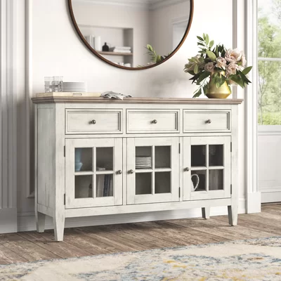 Heidi 60" Wide 3 Drawer Sideboard