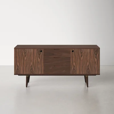 Aiken 63" Wide 3 Drawer Solid Wood Sideboard